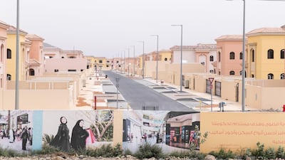 Families will soon move into their new homes in Sheikh Mohamed bin Zayed City. The housing project will be home to 7000 people. Reem Mohammed / The National