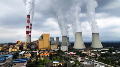 A coal-fired power plant in Poland, which accounts for nearly all of the EU's hard coal production. Bloomberg