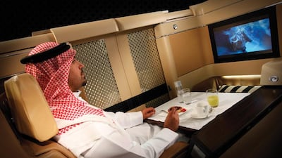 First class comfort with Etihad Airways. Photo courtesy Etihad