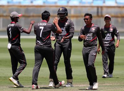 Led by Aryan Lakra, the UAE have proved formidable against their opponents in the Western Region of Asian cricket. Chris Whiteoak / The National