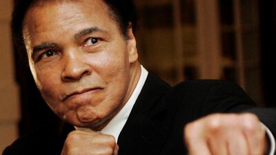 Muhammad Ali in Davos, Switzerland, in 2006. The boxing legend died aged 74 on Friday. Reuters/Andreas Meier