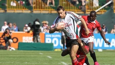 Murray Strang scored against his home country, Scotland, and played against Kenya on the Saturday morning of The Sevens.