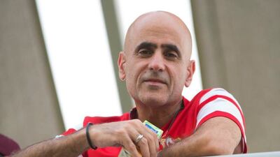 Jamal Al Bannai, is a loyal fan of Shabab Al Ahli. Photo: Jamal Al Bannai