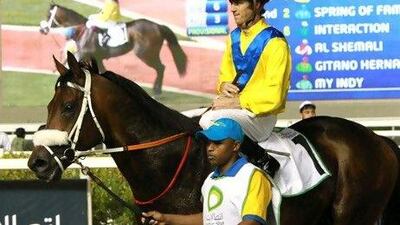 Trainer Mike de Kock has lost confidence Bold Silvano, above, ahead of the Sheema Classic.