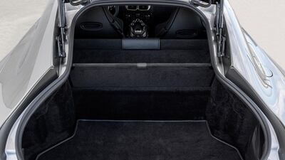 Aston Martin claims you can fit two golf bags in the Vantage's boot. Aston Martin