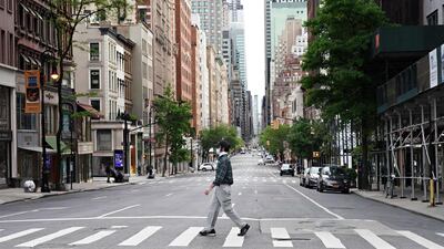 New York City. Unemployment claims in the US have risen as the country went into lockdown to stem the coronavirus. AFP