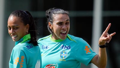 Brazil legend Marta will begin her final Olympics on Day 2, starting with her side's Group C match against Nigeria at 9pm. AP