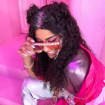 Rnb singer Roya is also in the video GirlGang! Courtesy Benefit Cosmetics