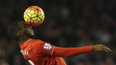 Liverpool's Christian Benteke in action. Reuters / Phil Noble