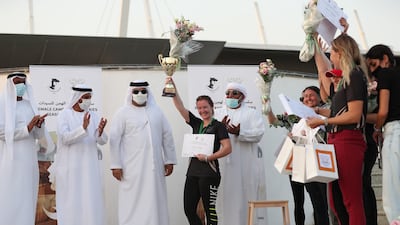 Sarah Collins from New Zealand won the championship.