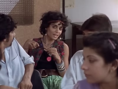 Arundhati Roy wrote and featured in 1989 film In Which Annie Gives It Those Ones. Photo: Doordarshan