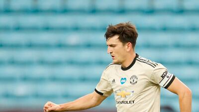 Harry Maguire - 7: Fine under pressure with Villa’s high early press. Miscue to Samatta give Villa a rare opening. AFP