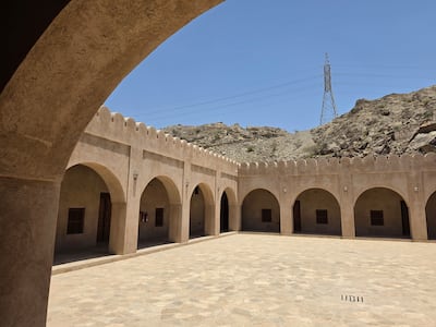 The museum's internal courtyard. Katy Gillett for The National