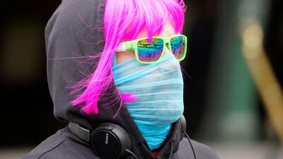 Face coverings are now recommended or mandated in more than 160 countries as a result of the Covid-19 pandemic. REUTERS/Sandra Sanders