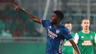 Arsenal's Thomas Partey. Reuters