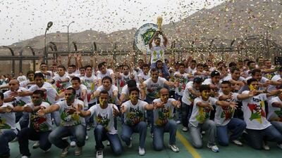 Prisoners participate in the opening ceremony of their own version of the 2014 World Cup at the Castro-Castro prison in Lima on Monday. Mariana Bazo / Reuters / June 2, 2014