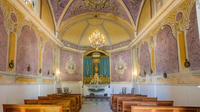 Inside the 17th century chapel. Courtesy Chateau De Tourreau
