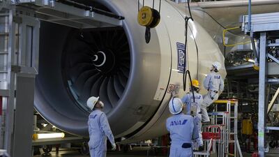 Rolls-Royce says it broke even on jet engine sales if spare parts are included. Bloomberg