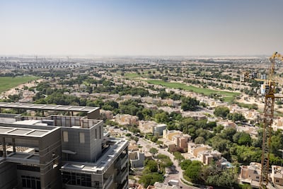 The view from the apartment. Antonie Robertson / The National