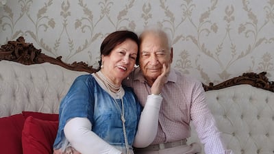 Dr Maliha Sabeti, 82, and her husband, Rohoola, 85, are an elderly that have lived for sixty years in the UAE. The couple is afraid to travel because they are worried that if they die, they won’t be buried in the UAE. Delores Johnson / The National