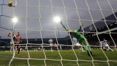 Southampton's Sadio Mane shoots and scores past Queens Park Rangers goalkeeper Rob Green during their English Premier League match at Loftus Road in London on February 7, 2015. Stefan Wermuth / Reuters