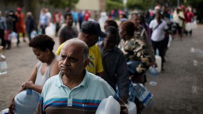 If Cape Town wants to avoid similar scenes to this in the future, it will have to look at radical proposals for water conservation and discovering new sources. AP Photo/Bram Janssen