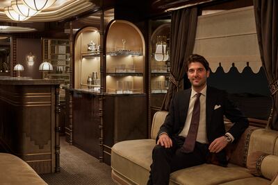 Paolo Barletta, chief executive of Arsenale Group, is anticipating demand and growth for luxury train journeys in the Middle East. Photo: Arsenale Group