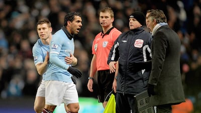 The two men could not see eye-to-eye on several issues as their fractious relationship was at times for everyone to see on the football pitch. At the core of Tevez's problems was a sense that he did not feel settled in the UK. Clive Mason / Getty Images