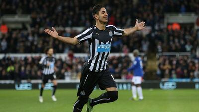 Right midfield: Ayoze Perez, Newcastle United: Ended Newcastle’s losing run with a clinically taken goal and an influential performance against Everton. (Photo: Ian MacNicol / AFP)