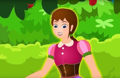 Dina, as she appears at the beginning of the cartoon. My Pingu TV / YouTube