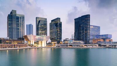 Abu Dhabi Global Markets, on Al Maryah Island. Photo: Alamy