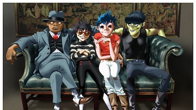 Gorillaz will headline Fiesta de los Muertos on October 27 at Autism Rocks Arena in Dubai. Courtesy 117 Live