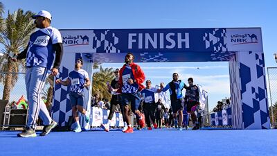 The top 12 participants, male and female, received prizes. NBK dedicated a special competition within the race for people with special needs.