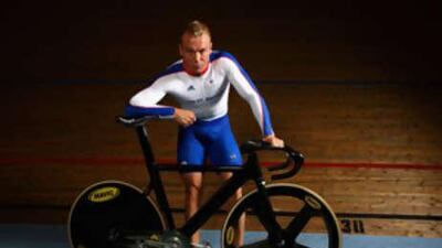 Britain's Chris Hoy is favourite for the gold medal in Beijing.