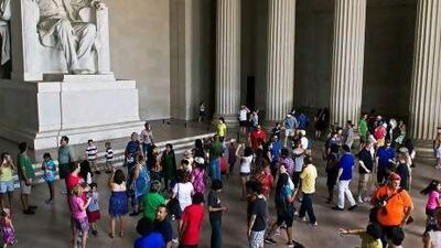 With direct flights commencing from the UAE to Washington DC, tourists will be able to soak in sights such as the Lincoln Memorial. Paul Richards / AFP