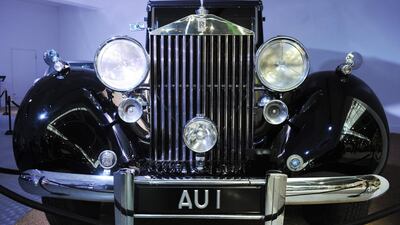 The New 'bond In Motion' Exhibition At The National Motor Museum. The Rolls Royce Phantom From The James Bond Film Goldfinger 1964. REX Shutterstock