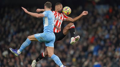 Ethan Pinnock, 6 - A giant at the heart of a robust back three. Created the chance for a counter-attack when he headed away a City corner, although he had to endure a nervy moment when the ball bobbled through his legs in the Bees’ box. AP Photo