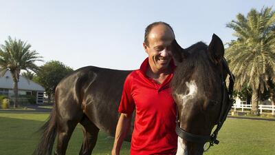 Horse trainer Ernst Oertel may well have taken an unassailable lead to clinch the title for a second successive season. Mona Al Marzooqi / The National