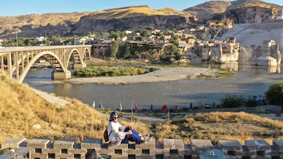 The ancient town of Hasankeyf, Turkey is seen by the Tigris river, which will be significantly affected by the Ilisu dam. Getty Images