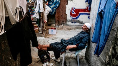 An elder Palestinian reclines his foot on a stool as he near his home at al-Shati camp for Palestinian refugees in the central Gaza Strip. June 20 marks World Refugee Day, a day dedicated by the United Nations General Assembly to raising awareness of the situation of refugees throughout the world. Some five million individuals are refugees registered with the UN Relief and Works Agency for Palestine Refugees (UNRWA), of whom more than 1.5 million (nearly one-third) live in 58 recognised refugee camps in the Gaza Strip and the West Bank including East Jerusalem, in addition to Jordan, Lebanon, and Syria. Palestine refugees are defined by the UNRWA as "persons whose normal place of residence was Palestine during the period 1 June 1946 to 15 May 1948, and who lost both home and means of livelihood as a result of the 1948 conflict." AFP