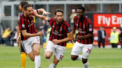 AC Milan have made progress but it has been more piecemeal than dramatic. Antonio Calanni / AP Photo