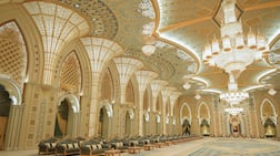 Al Barza can accommodate up to 300 guests, reflecting the traditional role of the majlis as a place for discussion and consultation. Photo: Qasr Al Watan