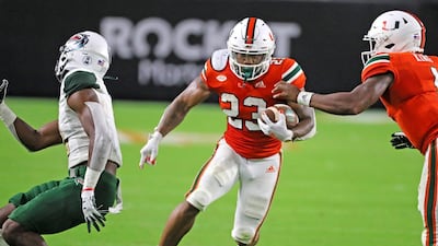 Tests on 26 competitive college athletes who had coronavirus infection found that 15 per cent had signs of inflammation of the heart muscle. Miami Herald via AP)