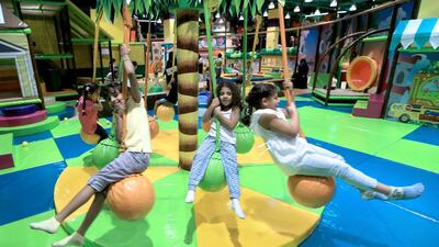 Nine new Cheeky Monkeys Playland & Sweet Surprises will open in Saudi Arabia over the next five years. Above, a Cheeky Monkeys branch in Dubai. Ravindranath K / The National