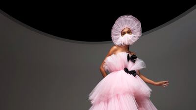 Giambattista Valli embraced lavish romance for autumn / winter 2020 haute couture. Courtesy Giambattista Valli