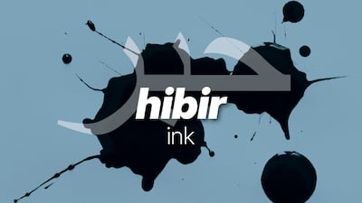 The Arabic word for ink is hibir. The National