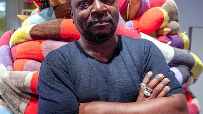 Cameroonian artist Pascale Marthine Tayou began his career as an artist in the 1990s, and has carried out exhibitions in Cameroon, Germany, France, and Belgium, among others