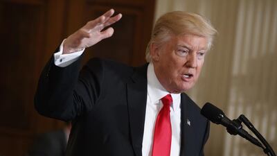 President Donald Trump's isolationist and protectionist policies have raised concerns across the Arab world and beyond. Evan Vucci AP Photo