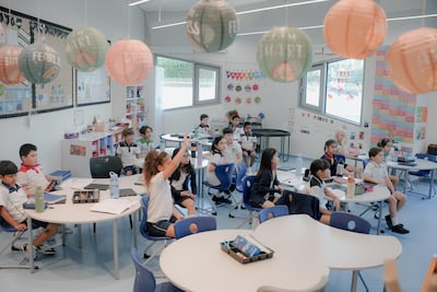 Dars, the Arabic word for lesson, shares its root letters with madrassa, meaning school. Photo: Repton Abu Dhabi