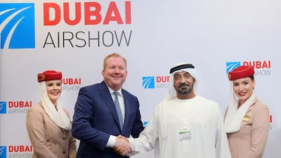 Emirates buys 30 Boeing 787-9 aircraft worth USD 8.8 billion at list prices at the Dubai Airshow. This adds to its USD 16 billion Airbus A350 order, taking its total aircraft order at the Dubai Airshow to USD 24.8 billion. Courtesy Emirates